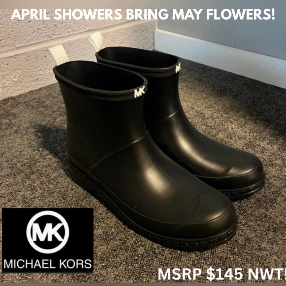 NWT! MICHAEL KORS SNOW BOOTS & RAIN BOOTS! NOT BULKY LIKE OTHERS! 5 ⭐️ BOUJEE!